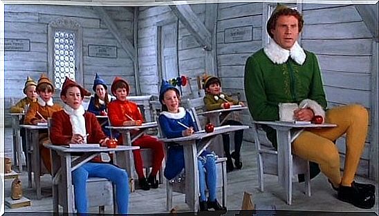 Elf, one of the children's movies related to Christmas.