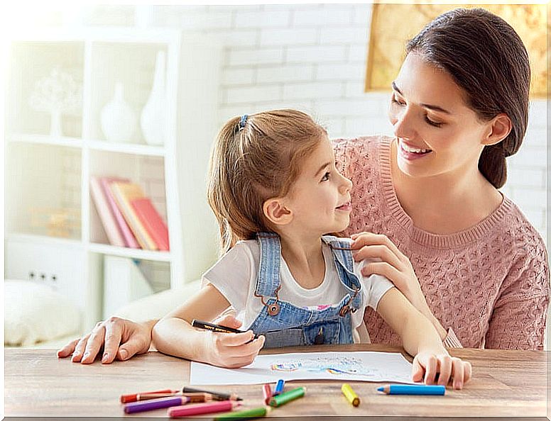 Relaxation games for children include crafts like painting mandalas.