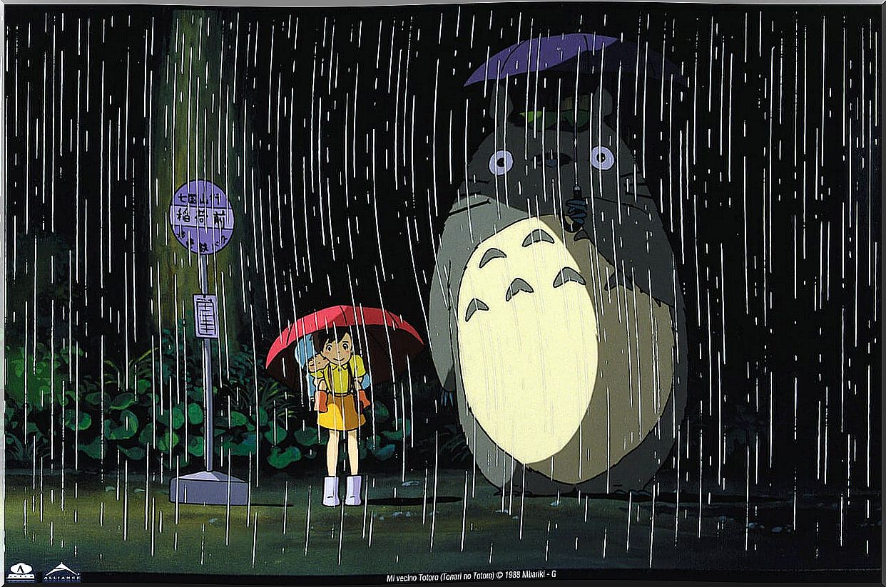 Image from the movie My Neighbor Totoro.