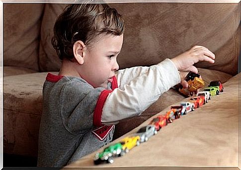 Stereotyped movement disorder in children usually occurs in those with autism.