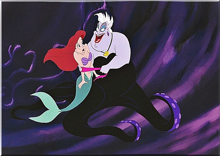 Úrsula, the villain from the movie The Little Mermaid.