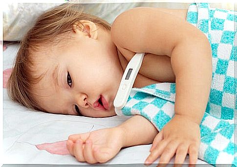 A cold usually causes a fever in young children.