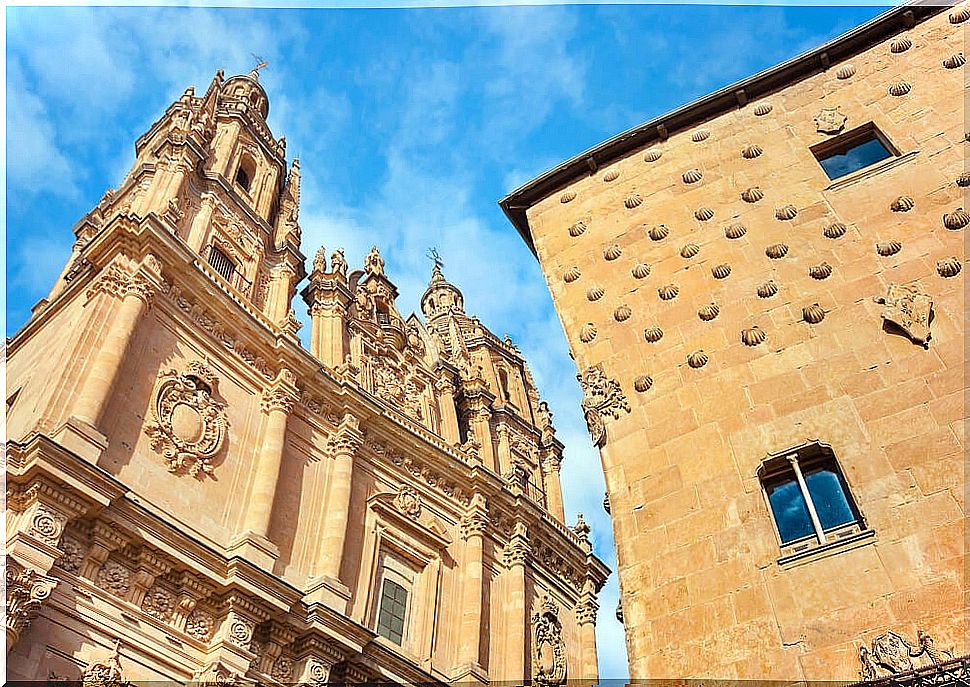 Casa de las Conchas and Clerecía, two of the places to visit in Salamanca thanks to the Renacuaja Patrol.