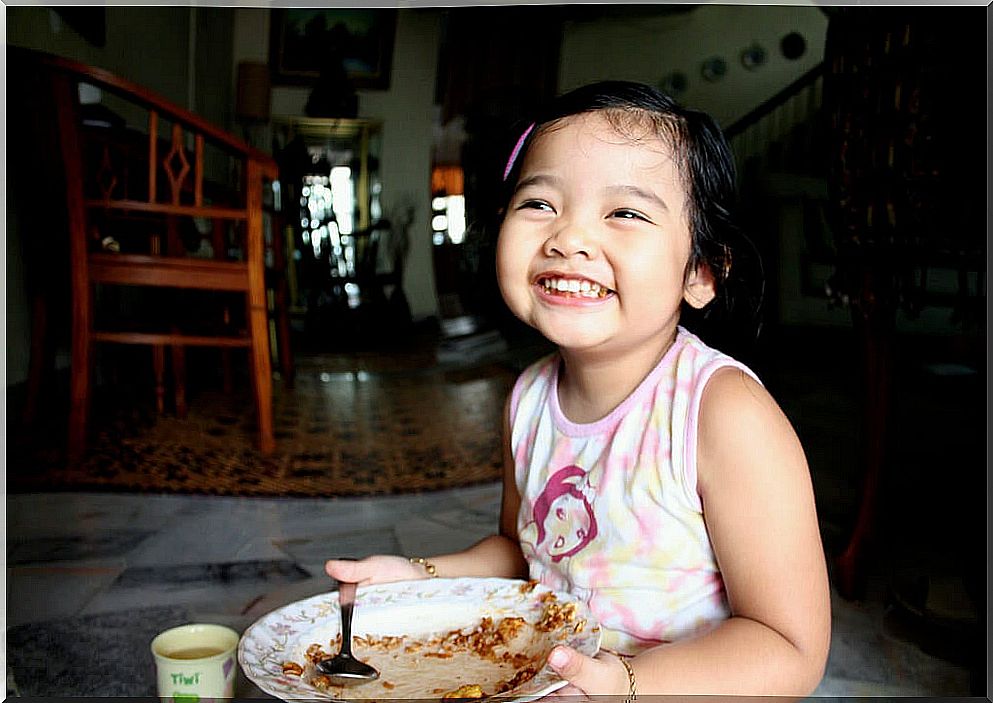 Foods that feed the happiness of the child